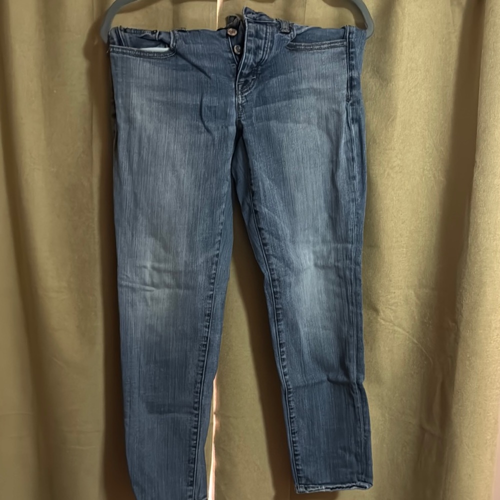Classic button fly stretch “boy” Jeans